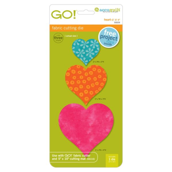 GO! Heart-2", 3", 4" (AQ55029)