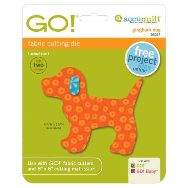 GO! Gingham Dog (AQ55064)