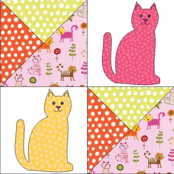 GO! Kitty-Kitty Quilt Pattern Free