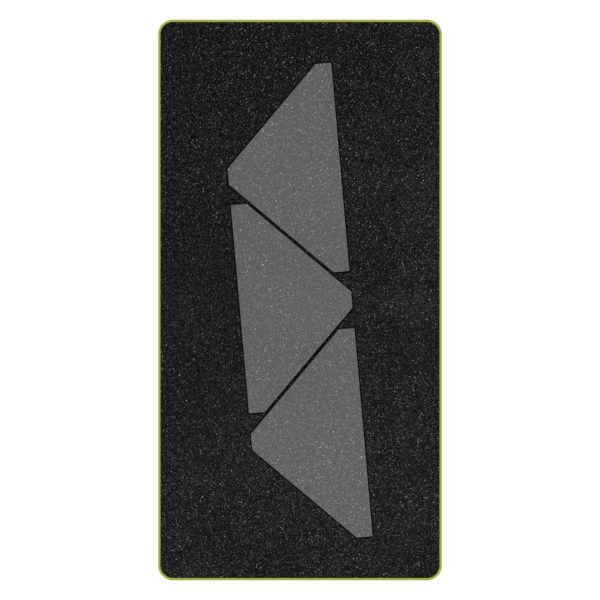 GO! Quarter Square-4" Finished Triangle (3 triangles) (AQ55316) - Two Tone Foam