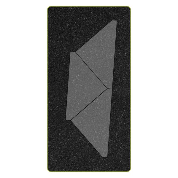 GO! Quarter Square - 4 1/2" Finished Triangle (AQ55398) - Two Tone Foam