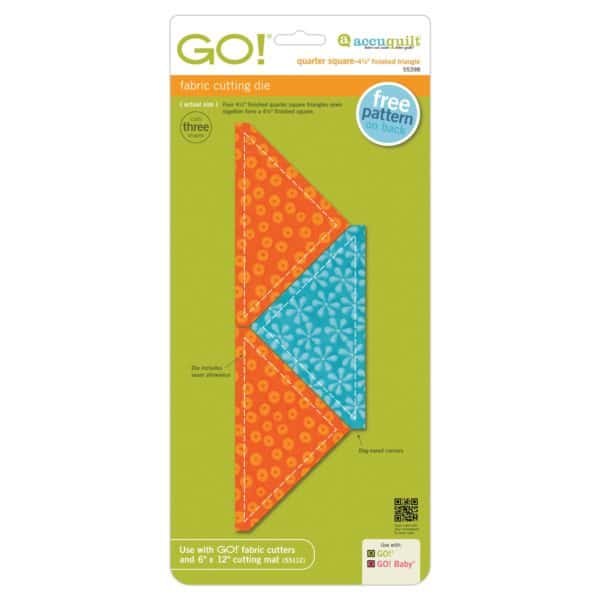 GO! Quarter Square - 4 1/2" Finished Triangle (AQ55398)