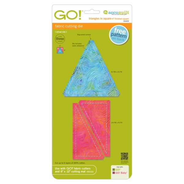GO! Triangles in Square-4" Finished Square (AQ55409)