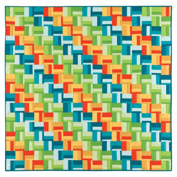 GO! Scrappy Rail Fence Quilt