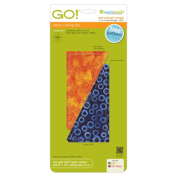 GO! Half Rectangle Triangle 3" x 6" Finished Rectangle-0