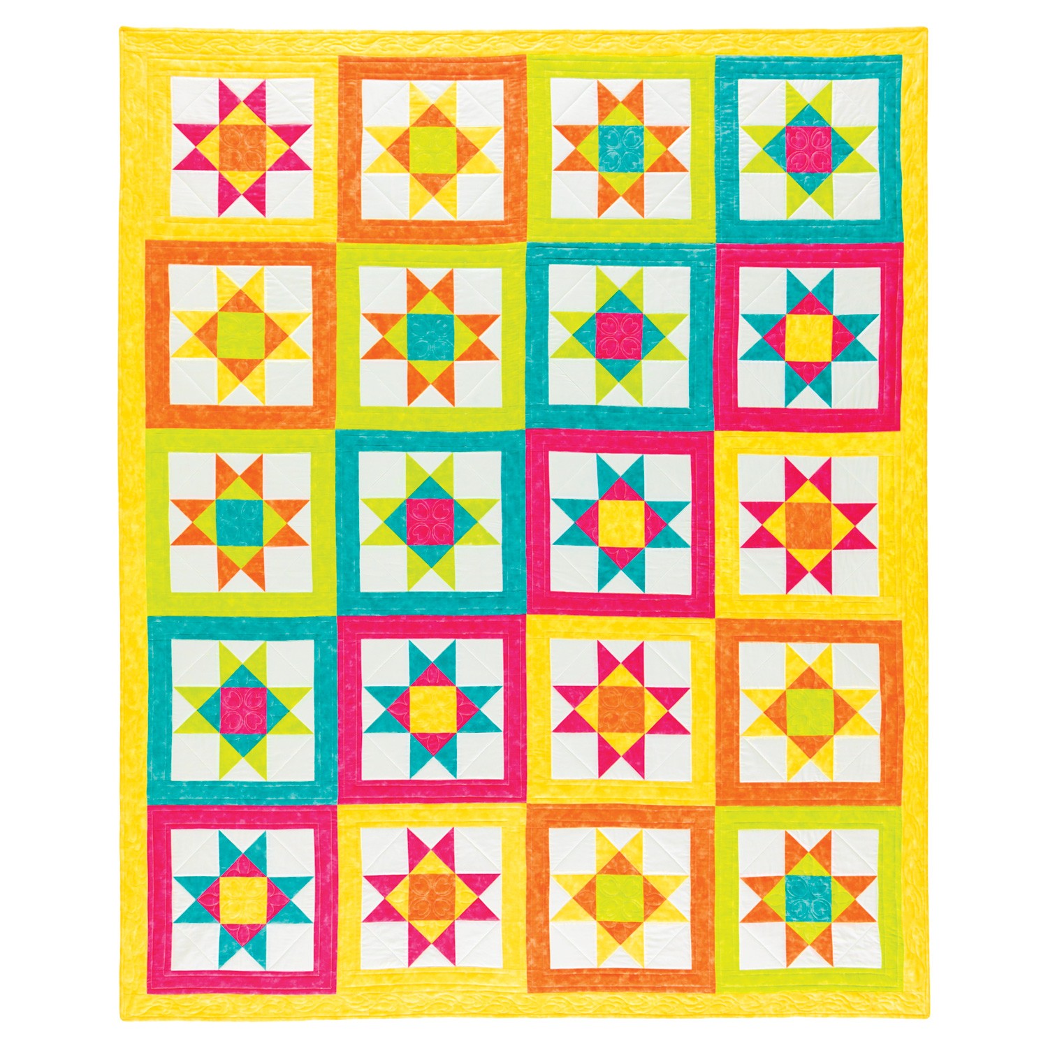 GO! Vibrant Ohio Star Quilt Pattern - AccuQuilt