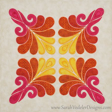 Heather Feather Embroidery Designs CD For GO! By Sarah Vedeler-2915
