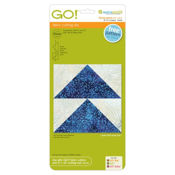 GO! Flying Geese-3 1/2" x 6 1/2" (3" x 6" Finished)-0