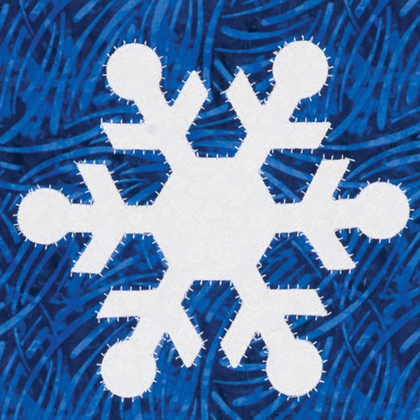 GO! Snowflakes Wall Hanging/Pillow Pattern-2977