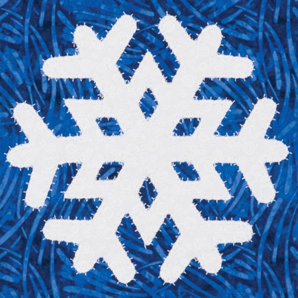 GO! Snowflakes Wall Hanging/Pillow Pattern-2980