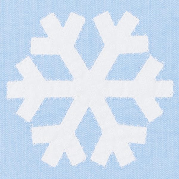 GO! Snowflakes Wall Hanging/Pillow Pattern-2979