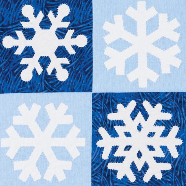 GO! Snowflakes Wall Hanging/Pillow Pattern-2981