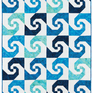 GO! Swirling Snail's Trail Quilt Pattern - Full Quilt