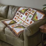 GO! Quilted Leaves and Logs Wall Hanging Pattern (Lifestyle)