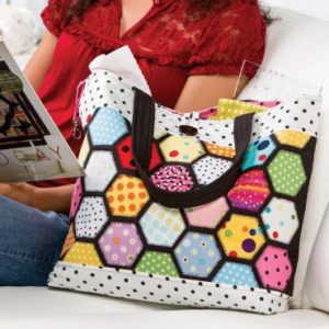 GO! Stained Glass Tote Bag Pattern (Lifestyle)