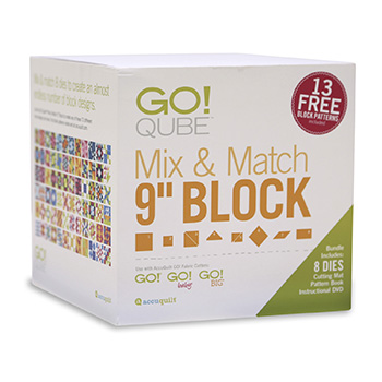 GO! Qube Mix and Match 9" Block Colour Carton