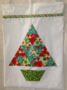 Modern Christmas Sack Sewing Instructions image.