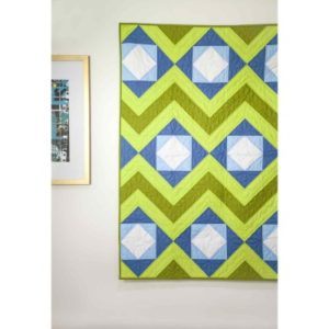 GO! Qube 12" Peaks and Valleys Throw Quilt Pattern wall