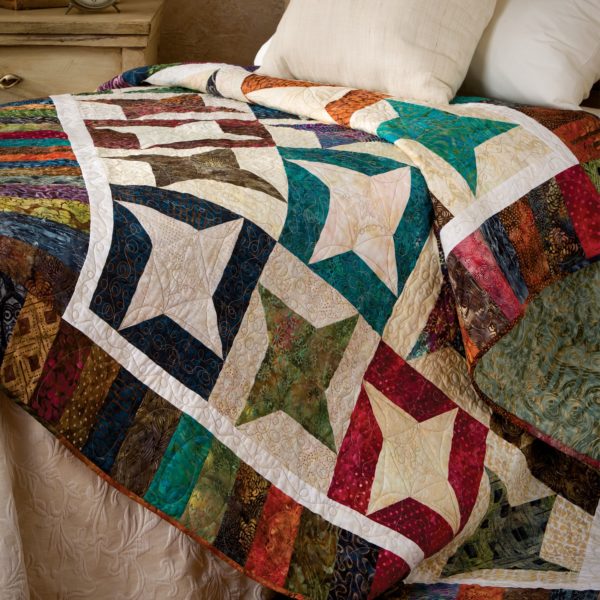 GO! Qube 12" Twirling Stars Quilt by lifestyle