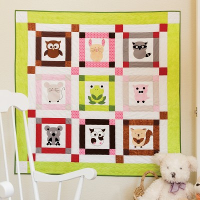 GO! Talk To The Animals Baby Quilt Pattern