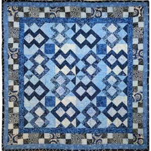 GO! House of Blues Throw Quilt Pattern
