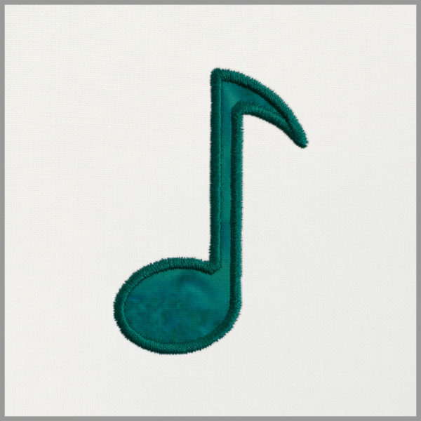 Eighth note satin