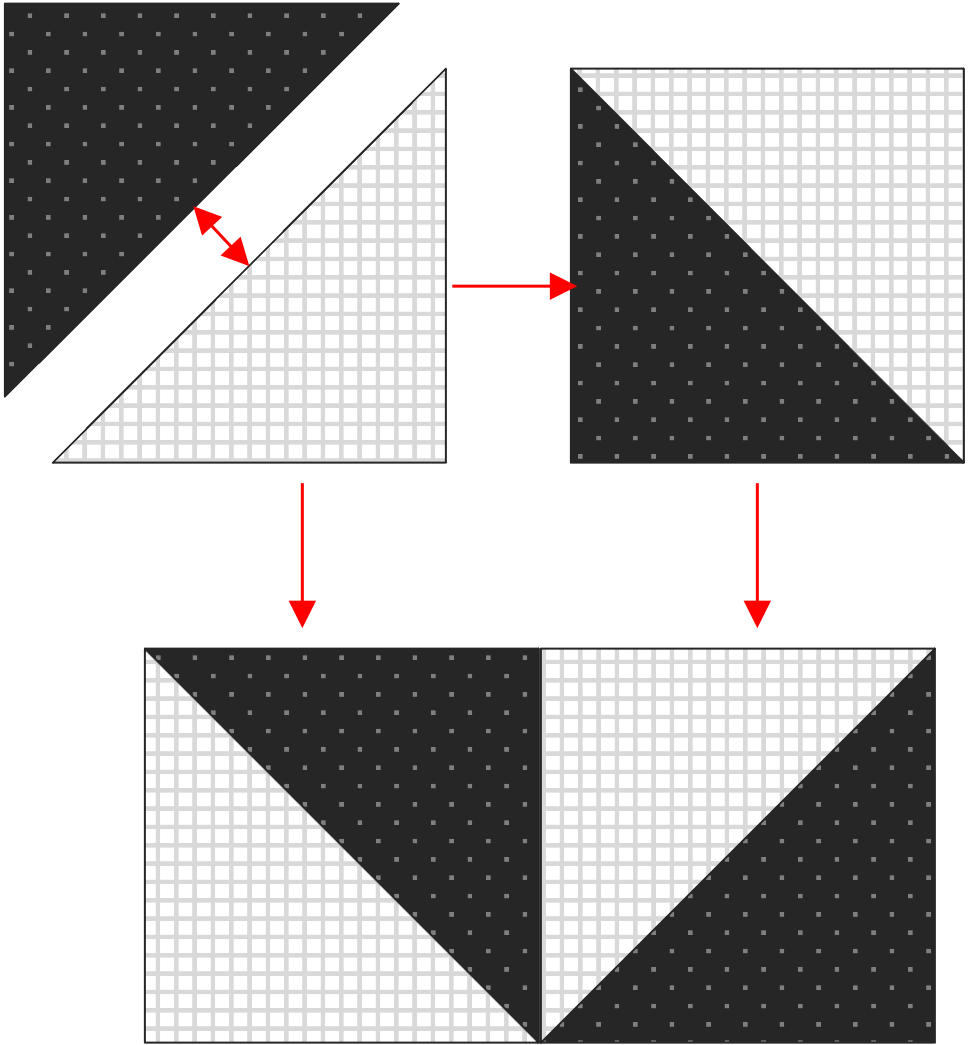 Half Square Triangle BordersPicture 1
