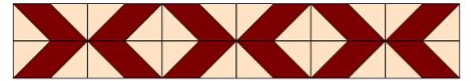 Parallelogram border Alt directional cutting 2