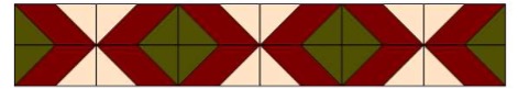 Parallelogram border adding 1 extra colour 2