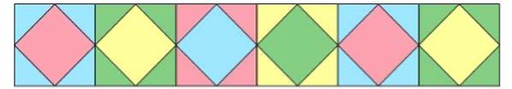 Square in Square Border Adding 2 extra Colour-alternate