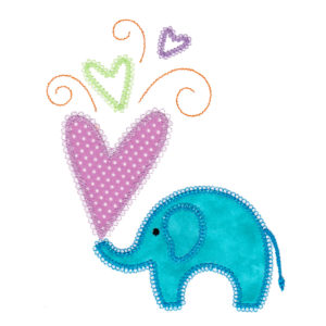 Sm Elephant w Hearts 3