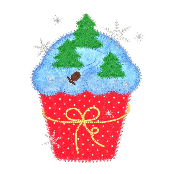 Christmas Cupcake A