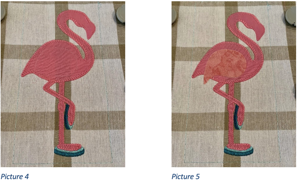 Flamingo step 9