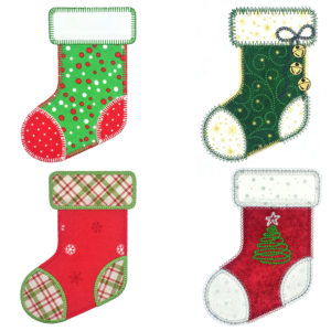 go! mini stockings embroidery pattern by v stitch designs