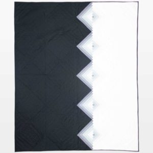 go! fading from black to white throw quilt pattern