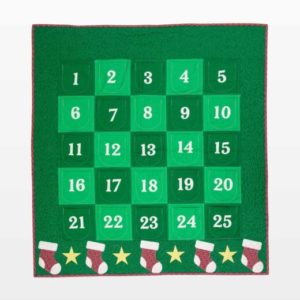 go! christmas counting wall hanging pattern