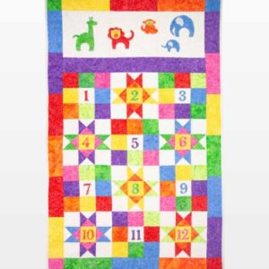 go! counting at the zoo throw quilt pattern