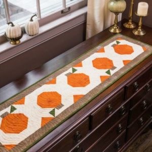 go! pumpkin table runner pattern