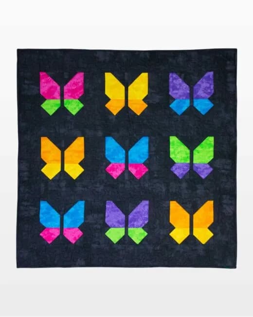 go! flying at night throw quilt pattern
