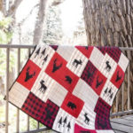 go! into the woods we go! throw quilt pattern
