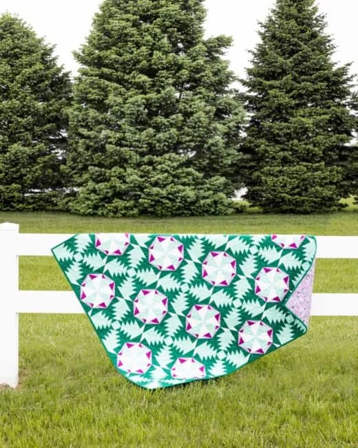 go! among the pines throw quilt pattern