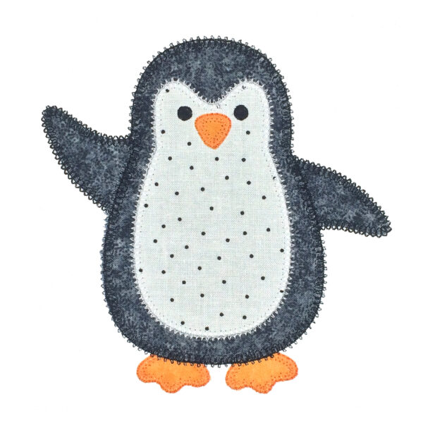 go! penguin set embroidery patterns by v stitch designs