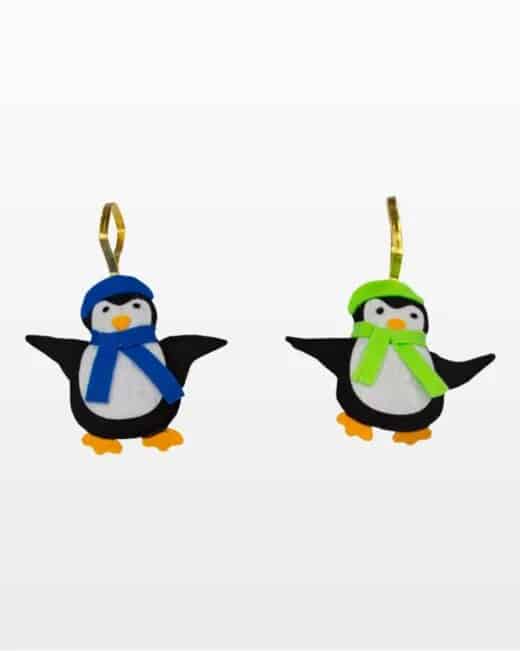 go! penguin ornaments set pattern