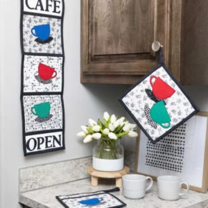 go! cafe wall hanging & potholders pattern