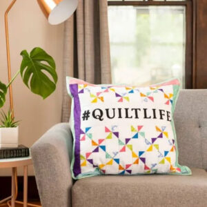 go! #quiltlife pillow pattern