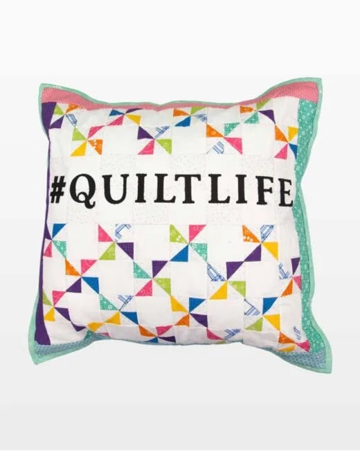 go! #quiltlife pillow pattern