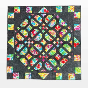 go! plaited cathedral window wall hanging pattern