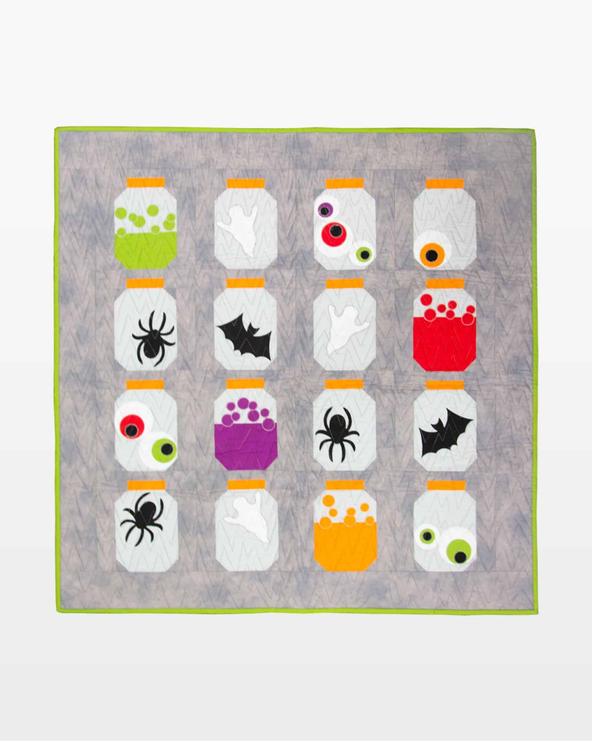 go! witches brew throw quilt pattern