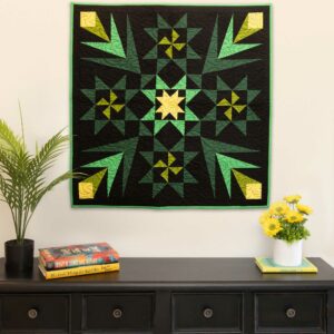 go! palms at night wall hanging pattern