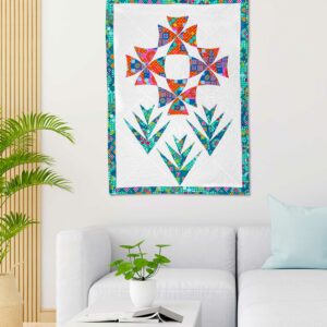 go! palm flower bouquet wall hanging pattern